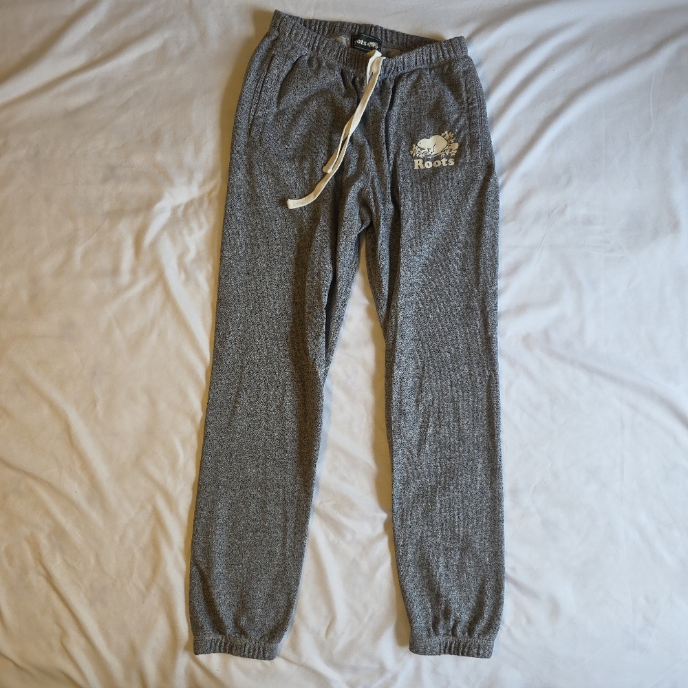 Roots Salt And Pepper (Grey And Black) Sweatpants Size XS